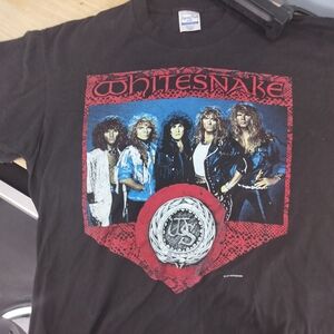 Original whitesnake 87' concert tee rare